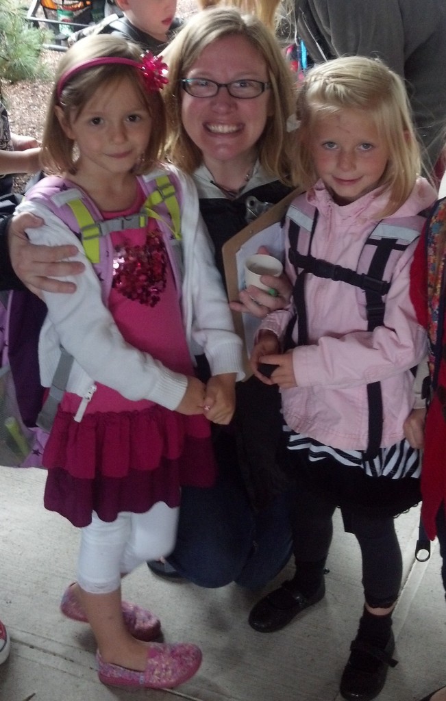 Saying hello to Mrs. Droessler