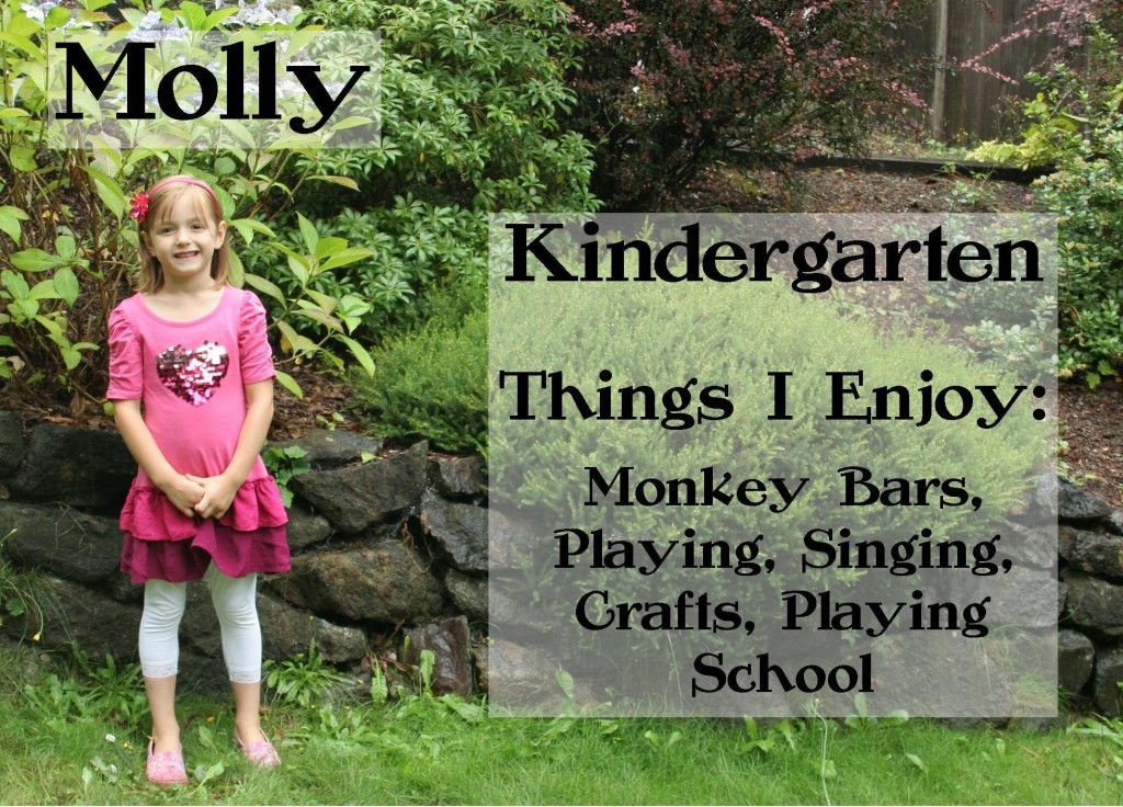 Molly First Day of Kindergarten 2