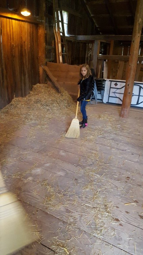 Sweeping in the bar
