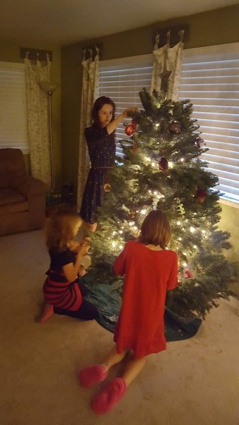Decorating the tree