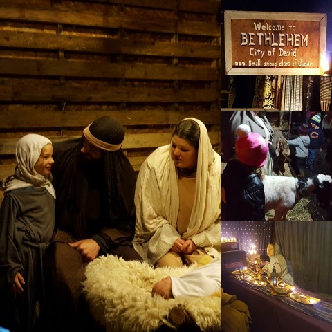 We walked through Bethlehem one evening. Discovery Baptist Church in Gig Harbor does such a great job of portraying the entire Christmas story.